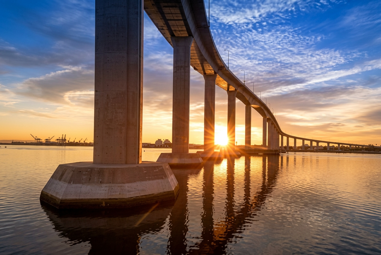 South Norfolk Jordan Bridge in Chesapeake, Virginia