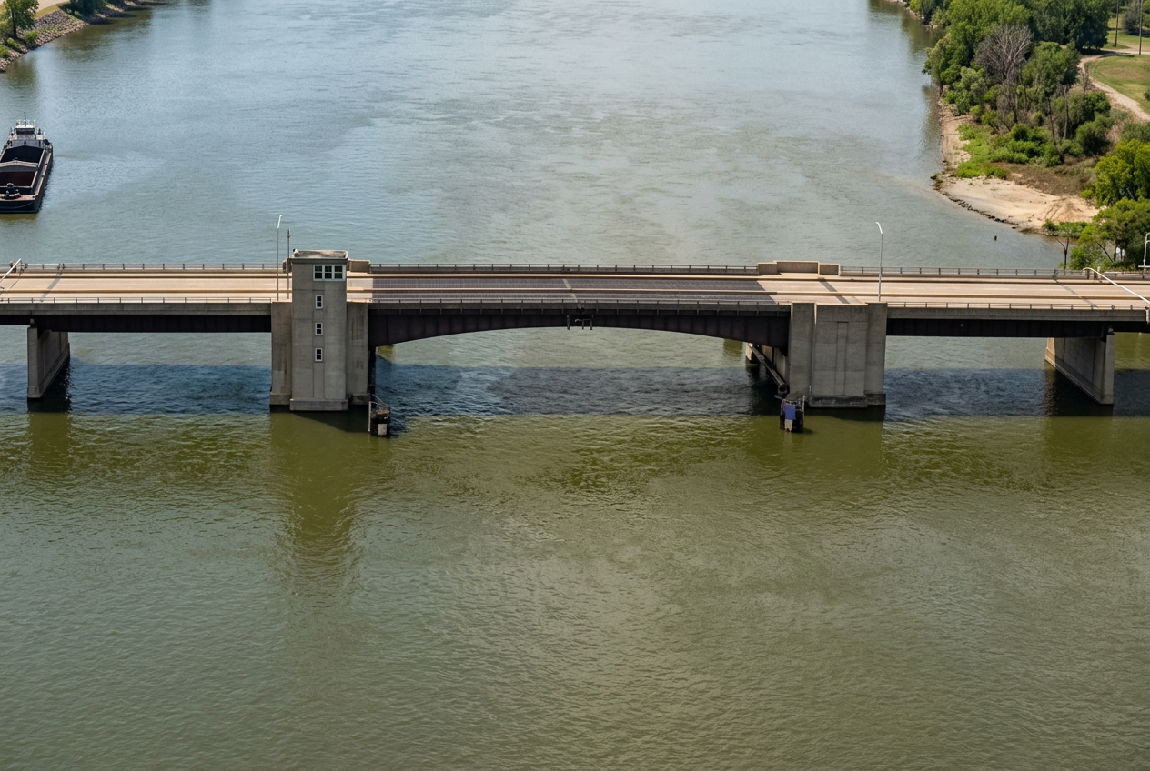 Independence Bridge in Bay City, Michigan